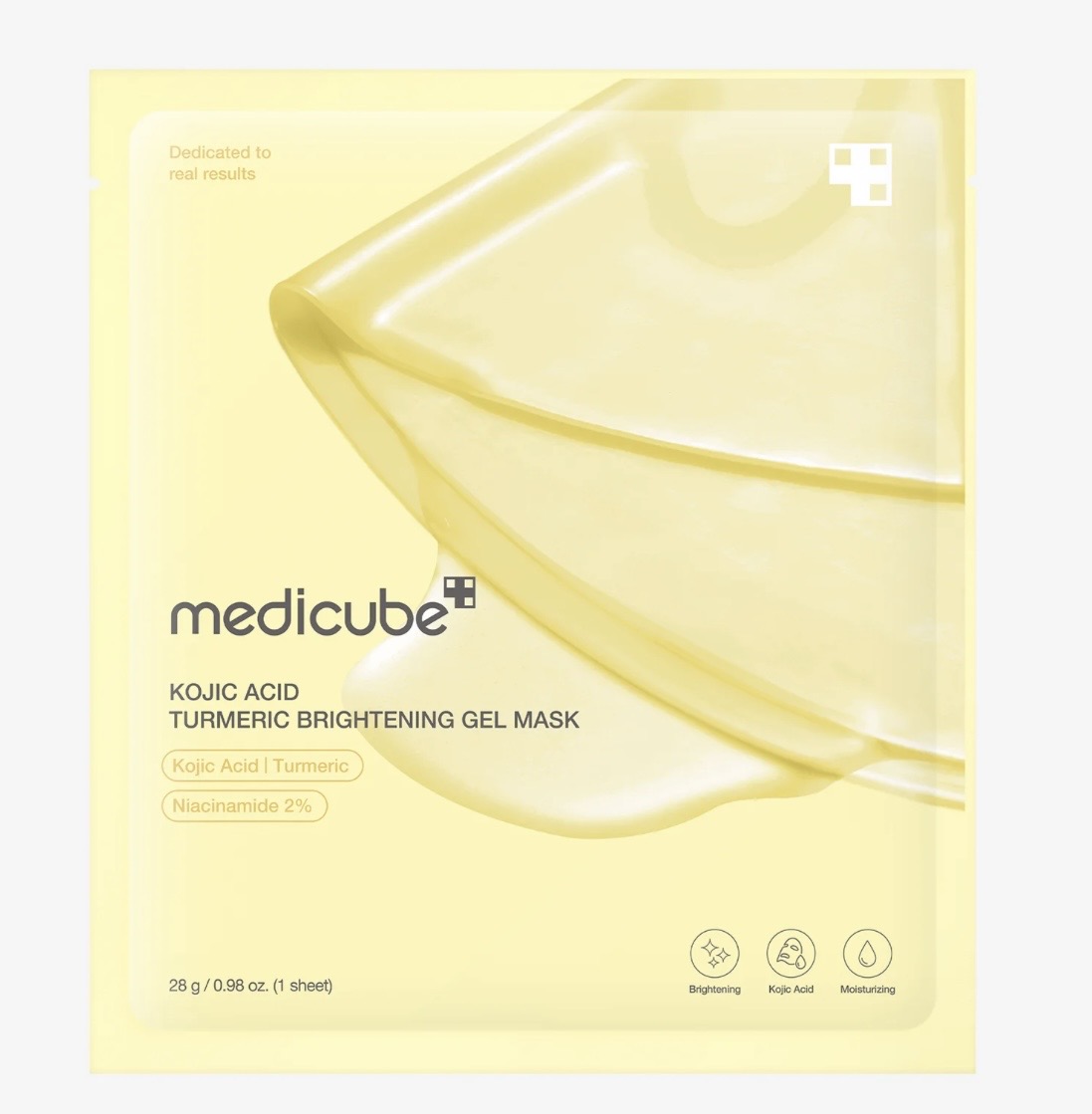 KOJIC ACID TUMERIC BRIGHTENING GEL MASK - Ansigtsmaske